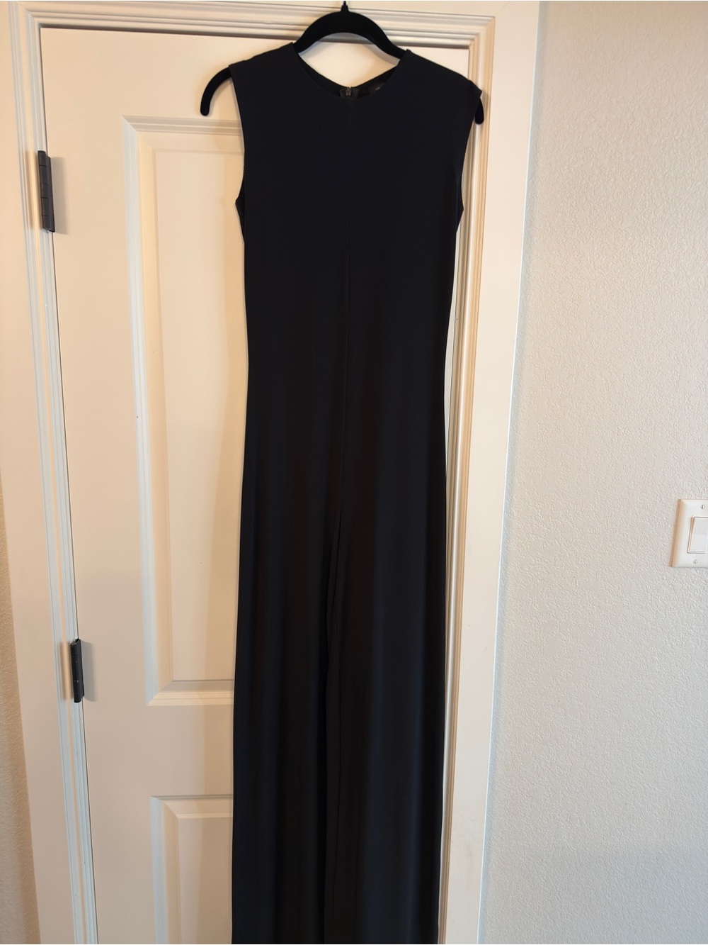 Norma Kamali Black Sleeveless Jumpsuit
